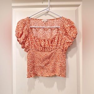 🧡Ultra Flirt crop top🤍